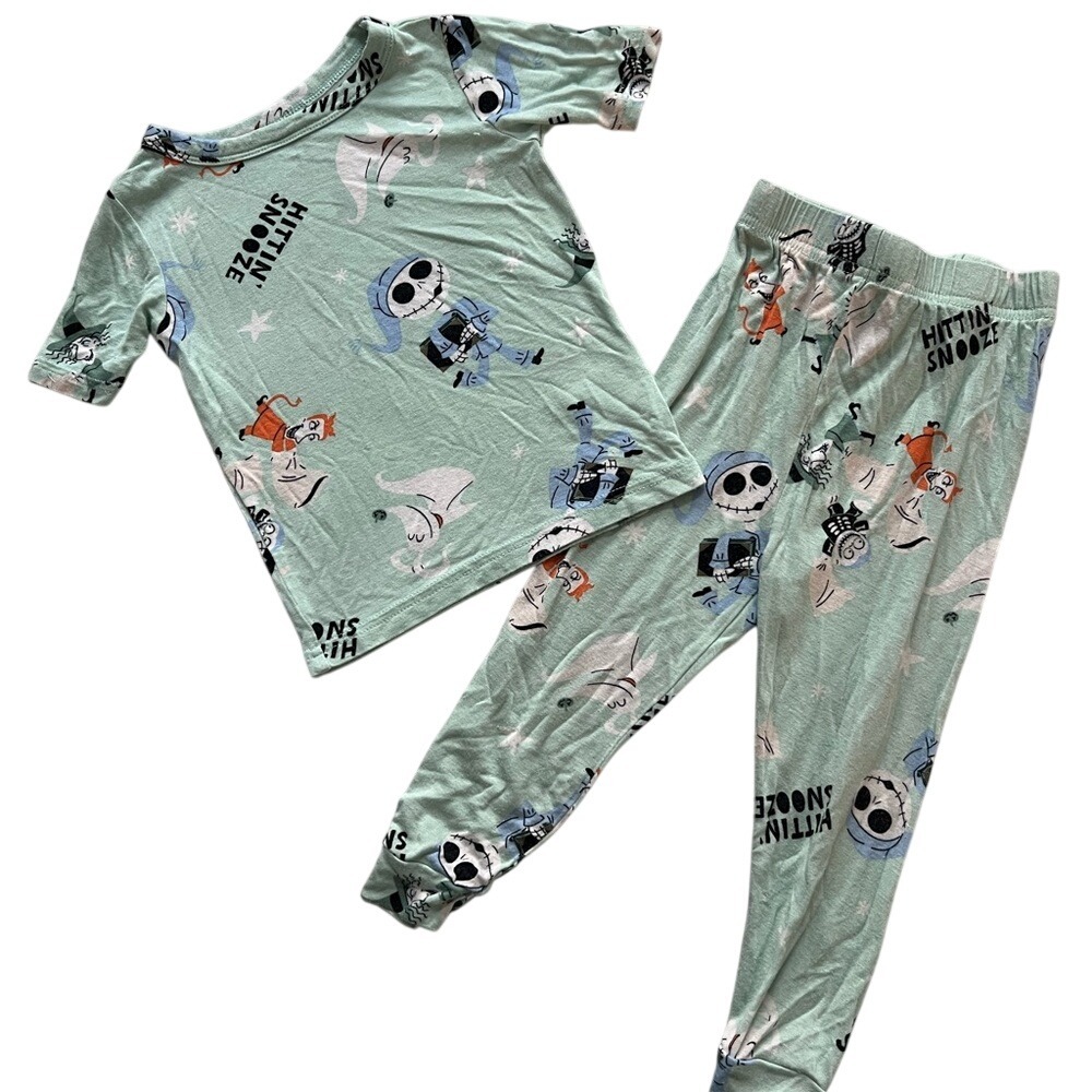 Disney The Nightmare Before Christmas Kids Pajamas Set Viscose Bamboo